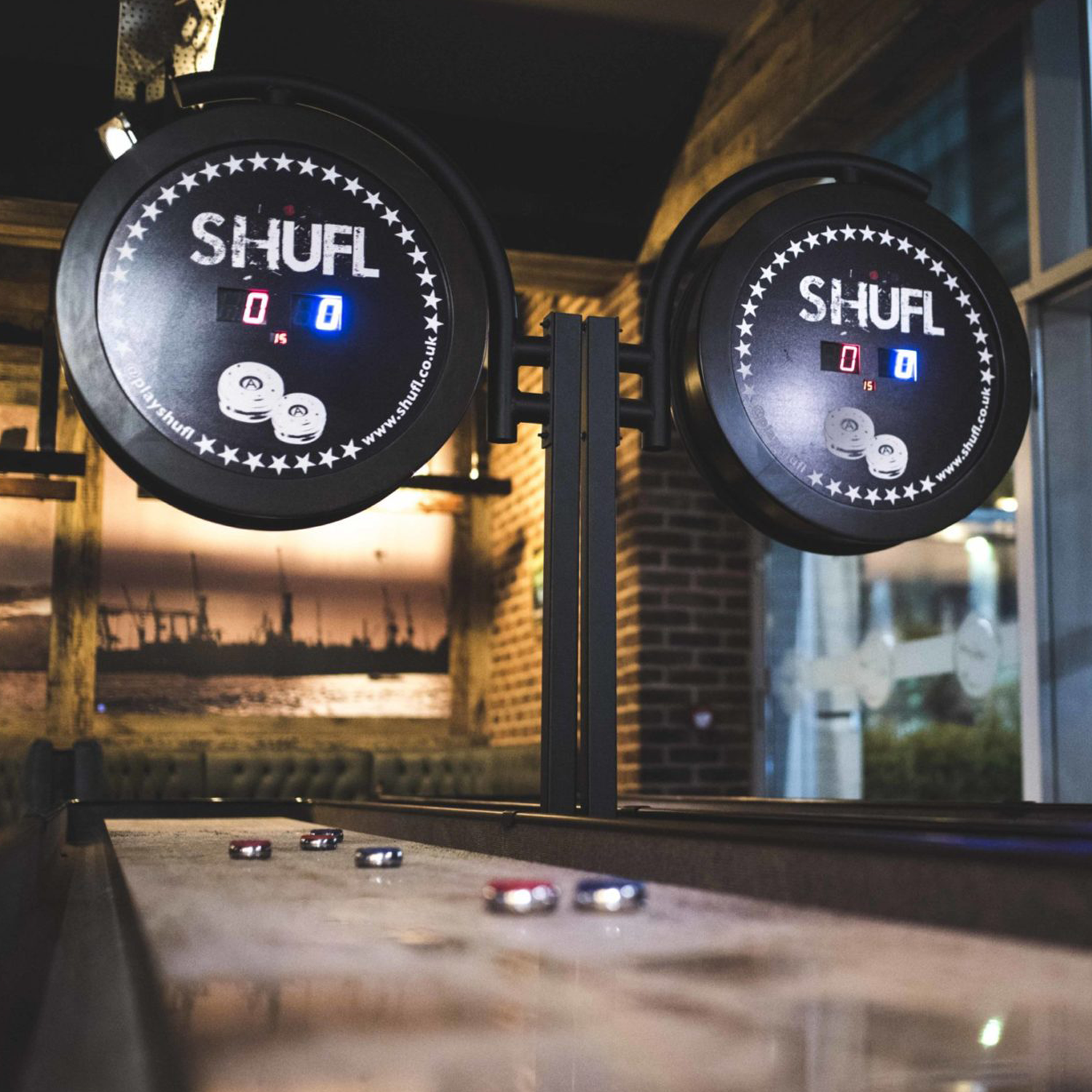 Wooden Shuffleboard Score Unit image