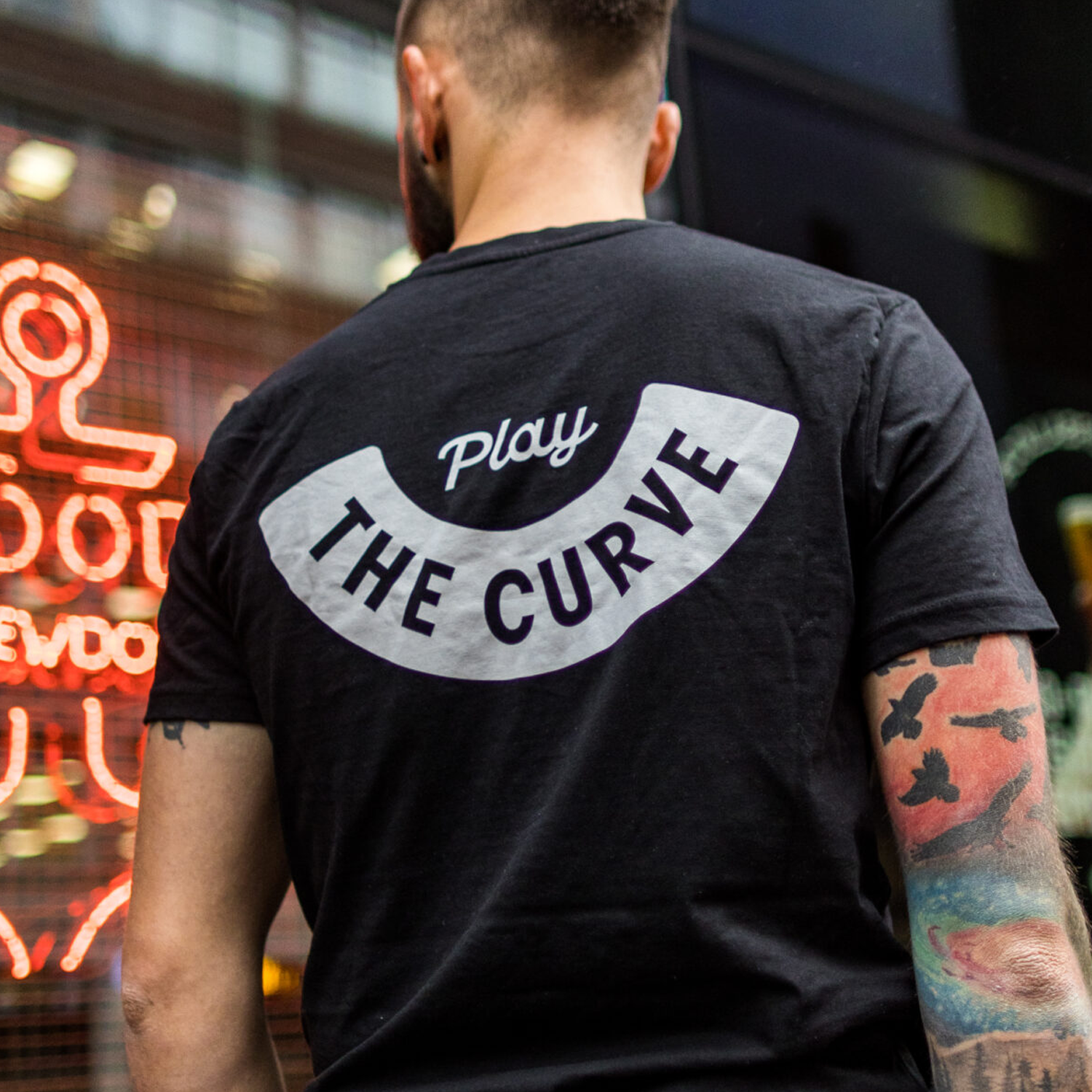 SHUFL. Play the Curve T-Shirt. image