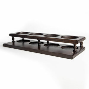 Shuffleboard Wooden Cup Holder
