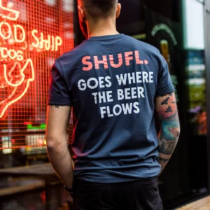 SHUFL. Goes Where the Beer Flows T-Shirt