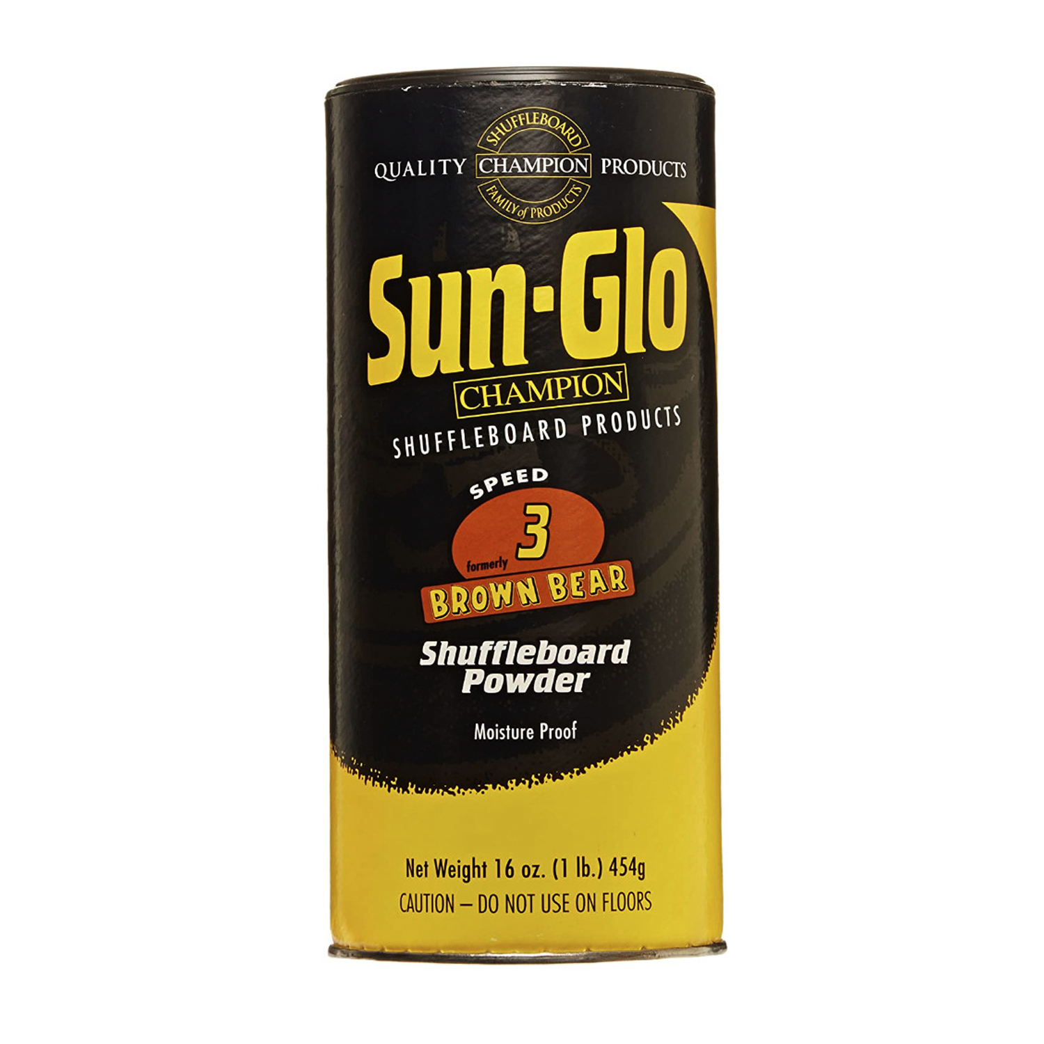 Sun-Glo Speed 3 Shuffleboard Powder, Brown Bear (24 cans) image