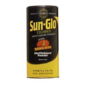 Sun-Glo Speed 3 Shuffleboard Powder, Brown Bear (24 cans)